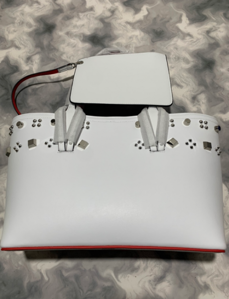 Christian Louboutin Cabata Empire Piikki Nastoitettu Top-kahva Laukku Christian Louboutin Laukut