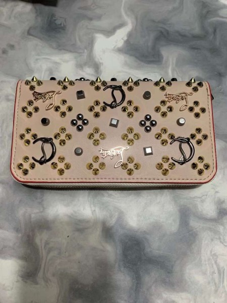 Christian Louboutin Loubinthesky Panettone Lompakko Calfskin Alaston Multimetal