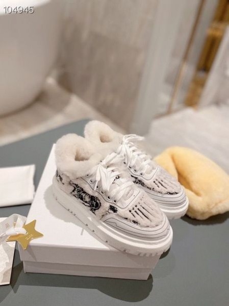 Dior Addict Sneaker Low Top Valkoinen Turkis Sekoitettu Kankaat