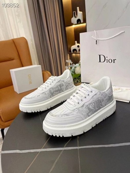 Dior Addict Sneaker Low Top Valkoinen Vihreä Kumi Kankaat
