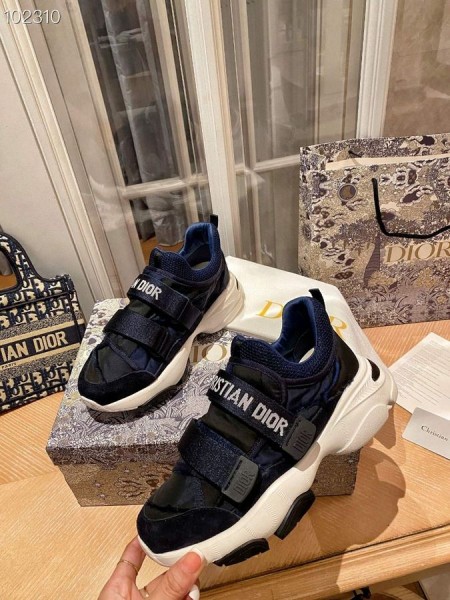 Dior D-VAELTAA Lenkkarit Musta Sininen Tekninen Kangas Vino Tulosta