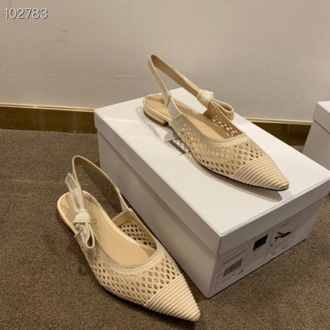 Dior J'ADior Slingback Ballerina Tasainen Beige