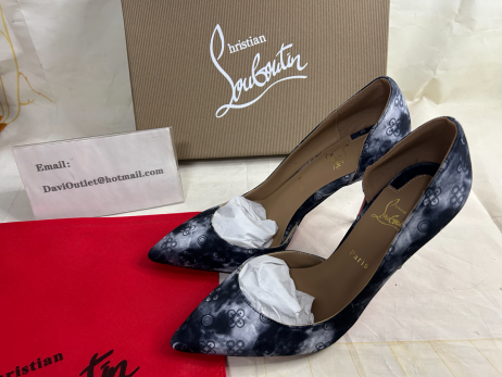 Christian Louboutin Iriza Pumput 100mm Painettu Denim
