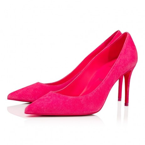 Christian Louboutin Kate Pumput 85mm Veau Velours Nousi Vaaleanpunainen Christian Louboutin Kengät