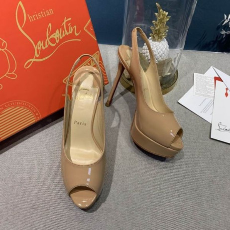 Christian Louboutin Lady Peep Toe 150mm Slingback Pumput Christian Louboutin Kengät