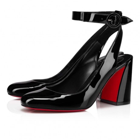 Christian Louboutin Miss Sab Sling 85mm Pumput Kiiltonahka Musta