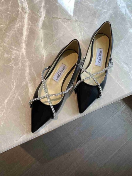 Jimmy Choo Genevi Taulu Nappa Nahka Musta