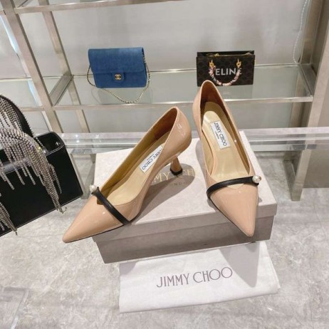Jimmy Choo Patent Nahka 60mm Pumput Nude