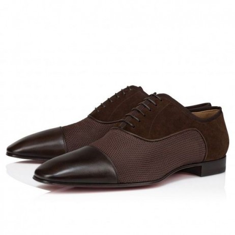 Christian Louboutin Ac Greggo Oxfords Vasikka Nahka Ja Polo Kangas Cosme Christian Louboutin Kengät