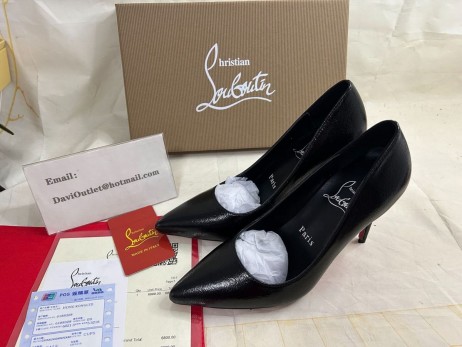 Christian Louboutin Kate 100 Mm Pumput Star Specchio Nahka Musta