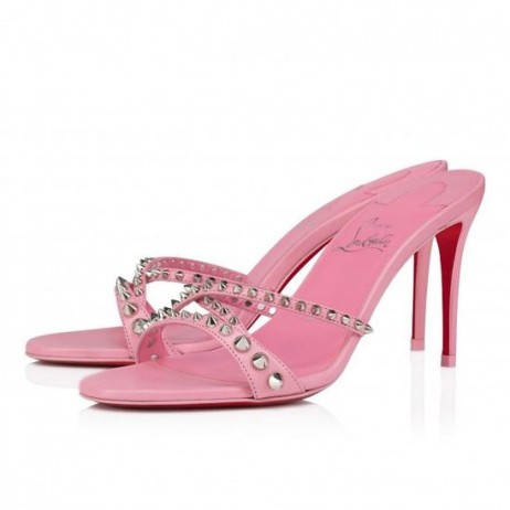 Christian Louboutin Tatoosh Piikkejä 85 Mm Muulit Kid Nahka Ja Piikit Calipso Christian Louboutin Kengät
