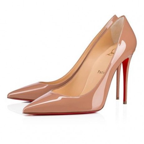 Christian Louboutin Pumput Kate 100 mm Alaston 6248 Patentti vasikka