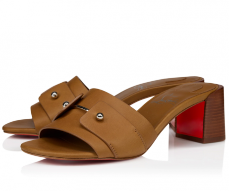 Christian Louboutin Chambelimule Mule 55mm Mules Calf Leather Brown
