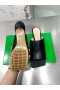 Bottega Veneta Venyttää Muulit 40mm Musta Karitsannahka Bottega Veneta Kengät