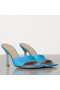 Bottega Veneta Venyttää Muulit 90mm Blue Lambskin Bottega Veneta Kengät