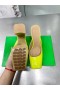 Bottega Veneta Torni Muulit Keltainen Patentti Calfskin Bottega Veneta Kengät