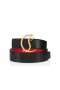 Christian Louboutin Cl Logo Vyö 35mm Sileä Vasikan Nahka Musta