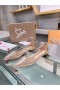 Christian Louboutin Degrastrass Asuntoja Hopea PVC ja Strassi Vaalea Persikka