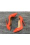 Christian Louboutin Kuuma Poikasen Pumput 100 mm Oranssi Kiiltonahka