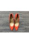 Christian Louboutin Kuuma Poikasen Pumput 100 mm Oranssi Kiiltonahka