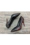 Christian Louboutin Seksikäs Walkie Pumput 100mm Kävelymatkan Mailin' Nappa Nahka Musta