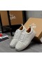 Christian Louboutin Louis Junior Spikes Tennarit Vasikka Nahka Valkoinen