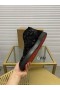 Christian Louboutin Louis Orlato High Top Sneakers Veau Velours Kuvio Musta