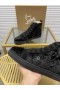 Christian Louboutin Louis Orlato High Top Sneakers Veau Velours Kuvio Musta