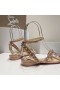 Christian Louboutin Mafaldina Flat Sandaalit Kiiltonahka Nude