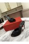 Christian Louboutin Minut Dolly Strass Pumput 100 mm Mokka Strassi Koristellut Musta
