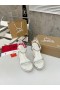 Christian Louboutin Pyraclou 110 Mm Espadrillosten Irisoiva Nahka Valkoinen