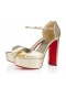 Christian Louboutin Sandaloo 130 Mm Strappy Sandaalit Laminoitu Nappa Nahka Platine