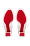Christian Louboutin 100 mm Bianco/Lin Bianco/Nikkeli PVC Sandaali