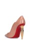 Christian Louboutin Lipchick Pumppu 100 mm Nude Patentti Vasikka