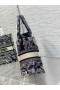 Dior Kirja Tote Blue Toile de Jouy Kääntää Kirjonta