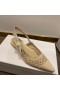 Dior J'ADior Slingback Ballerina Tasainen Beige