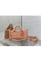 Dior Lady D-Iloa Laukku Rose Des Vents Cannage Calfskin Timantti Kuvio