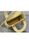 Dior Lady Dior Laukku 17CM Keltainen Cannage Karitsannahka