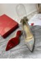 Christian Louboutin Follies Strass Pumput 100mm Glitter Monivärinen CL Kengät