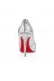Christian Louboutin Kate Mini Paillettes 100 Mm Pumput Ohukainen Satiini Hopea