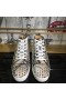 Christian Louboutin Louis Spikes High-top Lenkkarit Nahka Ja Python-Monivärinen