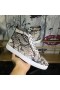Christian Louboutin Louis Spikes High-top Lenkkarit Nahka Ja Python-Monivärinen