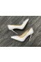 Christian Louboutin Pigalle Spikes Pumput 100mm Nappa Nahka Valkoinen