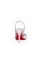 Christian Louboutin Posticha 80 Mm Rintareppu Takaisin Pumput Specchio Nahka Ja Pvc-Hopea