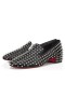 Christian Louboutin Spikeasy 30 mm Naisten Mokkasiinit Nappa Nahka Musta