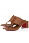 Christian Louboutin Cl Tongamule 55 Mm Muulit Vasikka Nahka Cuoio CL Kengät