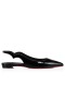 Christian Louboutin Kuuma Chickita Rintareppu Ballerinat Kiiltonahka Musta Christian Louboutin Kengät
