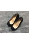 Christian Louboutin Lady Peep Spikes Platform Pumput 150mm Patent Nahka Musta