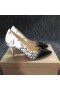Christian Louboutin Pigalle Follies Pumput Kiiltonahka Degraloubi Painettu Musta Valkoinen