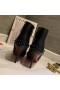 Christian Louboutin Stephen Nilkan Saappaat 100mm Calfskin Piikkejä Musta